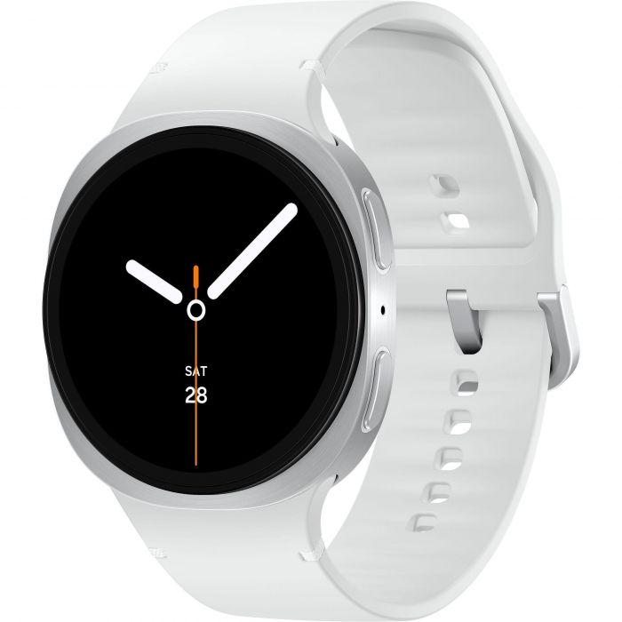 Смарт-годинник Samsung Galaxy Watch 8 44мм (L330) 1.47", 480x480, sAMOLED, BT 5.3, NFC, 2/32ГБ, сріблястий
