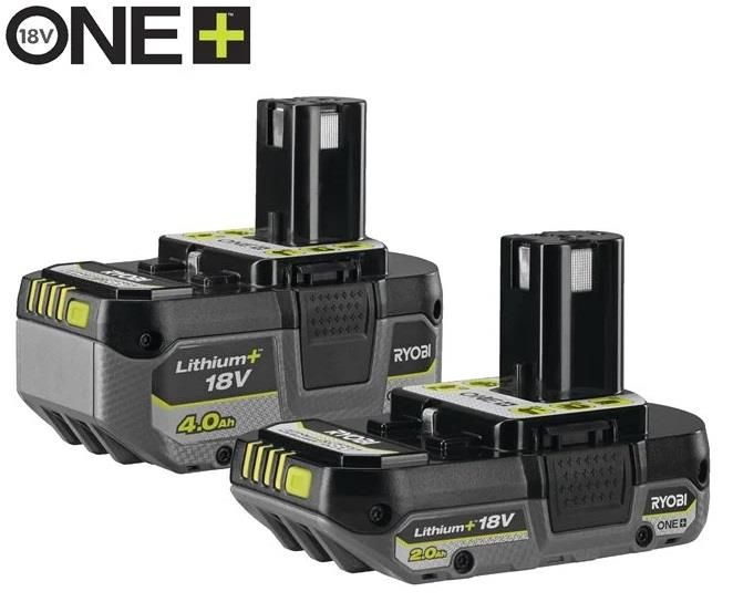 Набір акумуляторів Ryobi ONE+ RB18242X 18В 1х2А·год 1х4А·год Набір акумуляторів Ryobi ONE+ RB18242X 18В 1х2А·год 1х4А·год