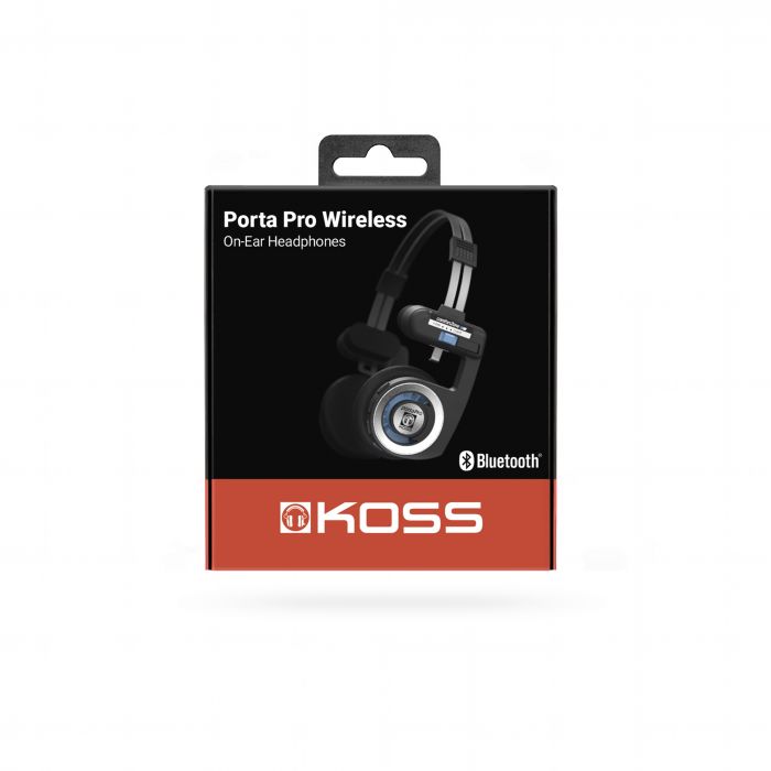 Навушники On-Ear Koss Porta Pro, BT 5.2, Wireless, Mic, Чорний
