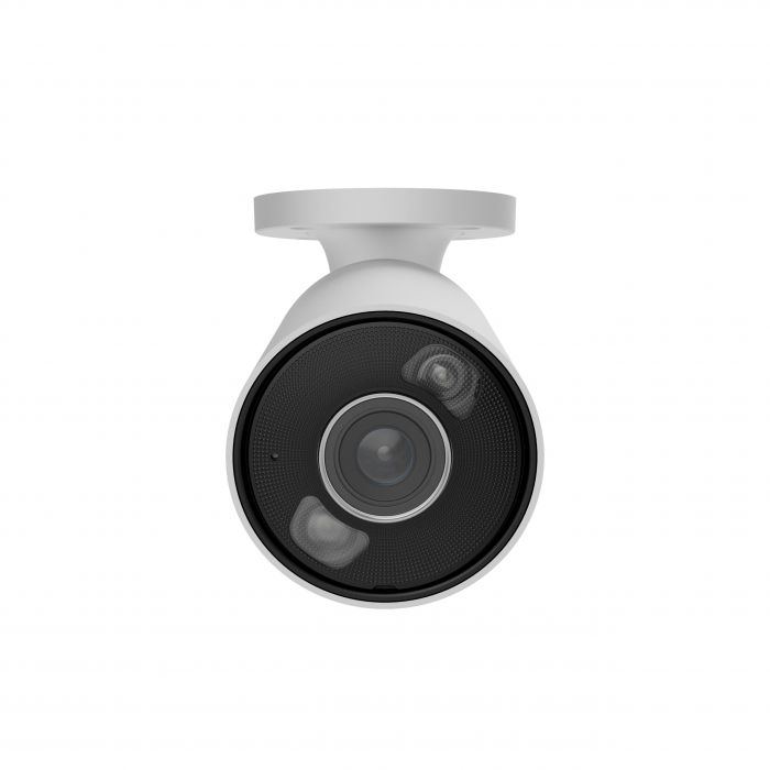 IP-Камера дротова Ajax BulletCam HL white, 5мп, 4мм, гібридне підсвічування IR 50м, білий Led 50м, Poe, True WDR, IP 65,  аудіо, кут огляду 75° до 85°, вулична, біла