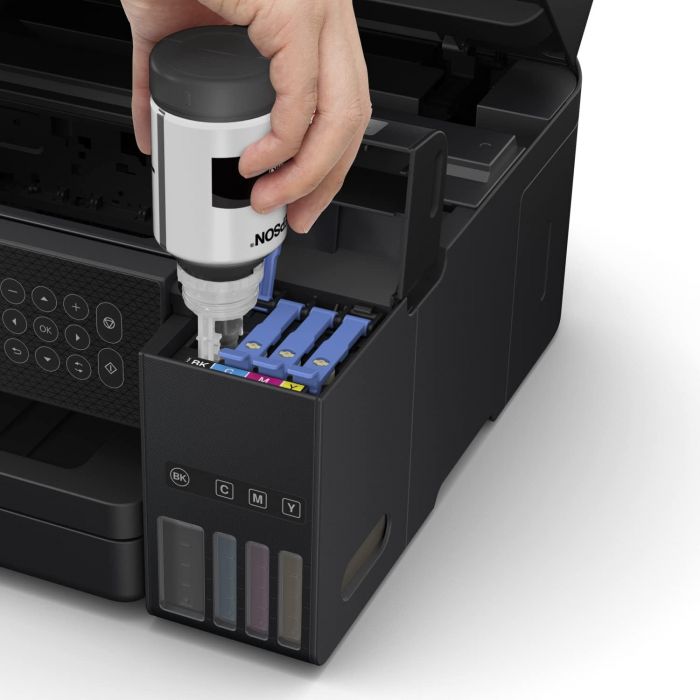 БФП ink color A4 Epson EcoTank L6260 33_20 ppm Duplex USB Ethernet Wi-Fi 4 inks Black Pigment