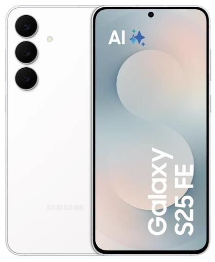 Смартфон Samsung Galaxy S25 FE 5G (S731) 6.7' 8/512ГБ, 2SIM, 4900мА•год, білий Смартфон Samsung Galaxy S25 FE 5G (S731) 6.7' 8/512ГБ, 2SIM, 4900мА•год, білий