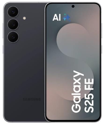 Смартфон Samsung Galaxy S25 FE 5G (S731) 6.7' 8/128ГБ, 2SIM, 4900мА•год, чорний глибокий