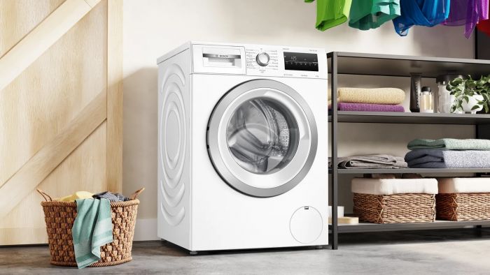 Пральна машина Bosch фронтальна, 8кг, 1200, A, 59см, дисплей, білий