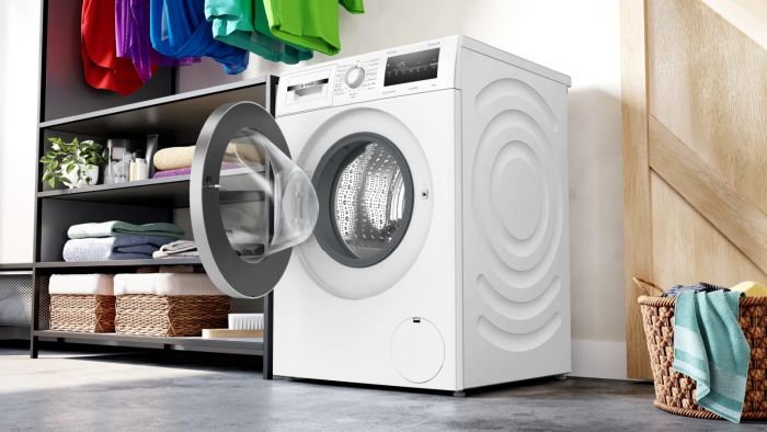 Пральна машина Bosch фронтальна, 8кг, 1200, A, 59см, дисплей, білий