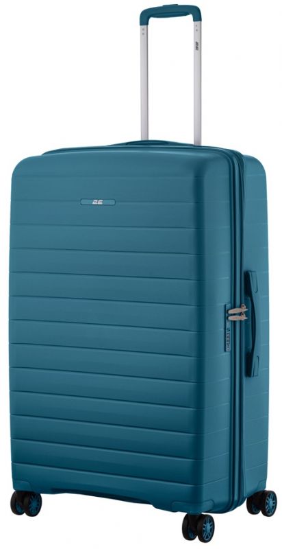 Валіза 2E, Aero, поліпропілен, велика, 99/119 л, TSA, 4 колеса, EXP, синій