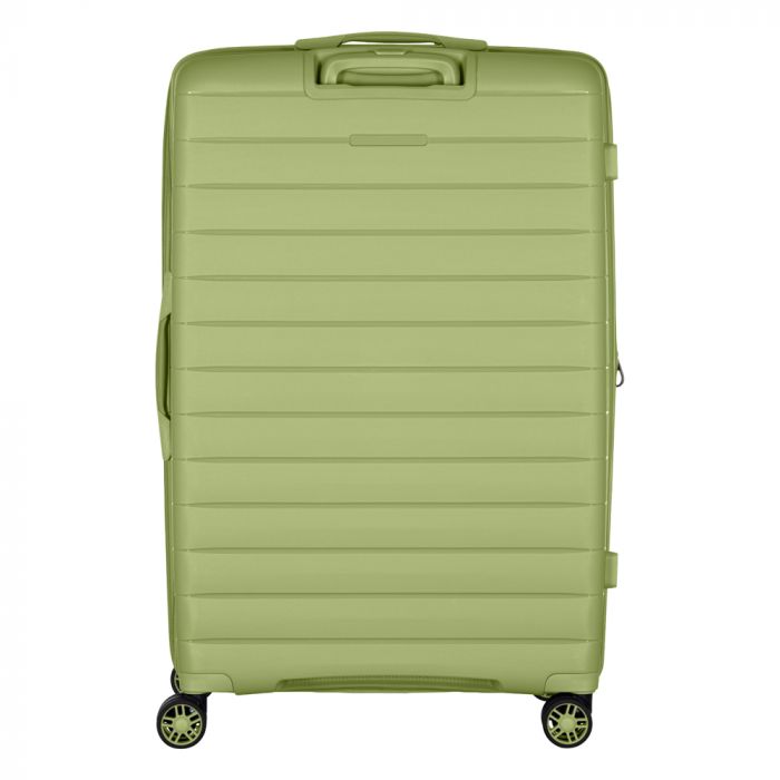 Валіза 2E, Aero, поліпропілен, велика, 99/119 л, TSA, 4 колеса, EXP, оливково-зелений