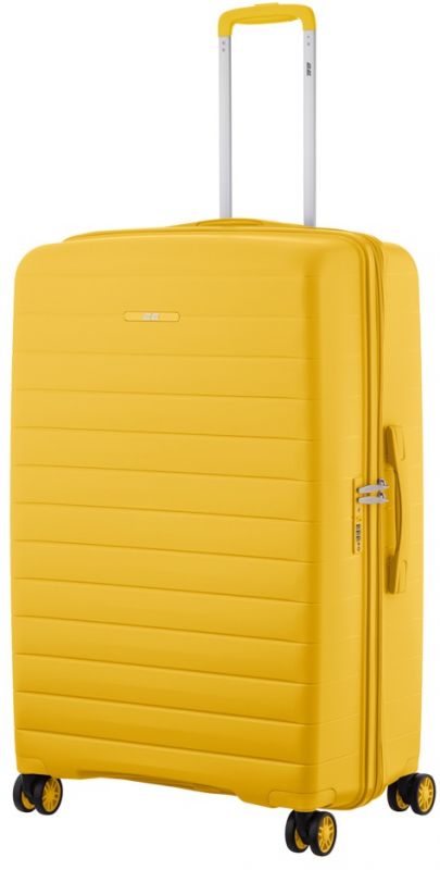 Валіза 2E, Aero, поліпропілен, велика, 99/119 л, TSA, 4 колеса, EXP, бурштиново-жовтий