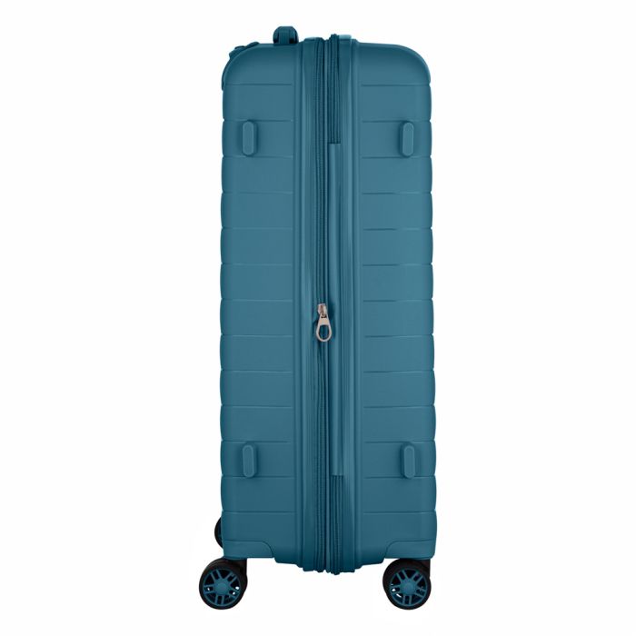 Валіза 2E, Aero, поліпропілен, середня, 63/78 л, TSA, 4 колеса, EXP, синій