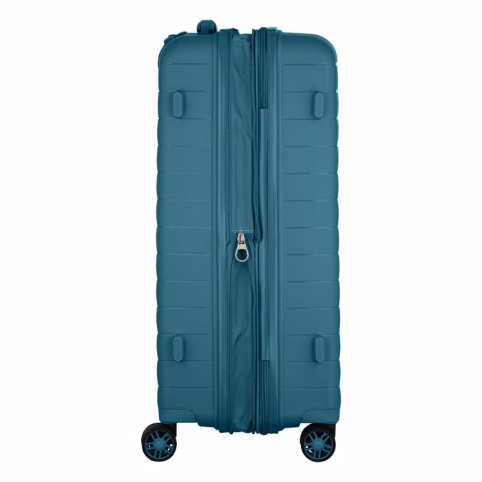 Валіза 2E, Aero, поліпропілен, середня, 63/78 л, TSA, 4 колеса, EXP, синій