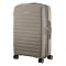 Валіза 2E, Aero, поліпропілен, середня, 63/78 л, TSA, 4 колеса, EXP, сіро-коричневий