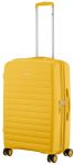 Валіза 2E, Aero, поліпропілен, середня, 63/78 л, TSA, 4 колеса, EXP, бурштиново-жовтий