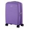 Валіза 2E, Aero, поліпропілен, мала, 35/44 л, TSA, 4 колеса, EXP, лавандовий