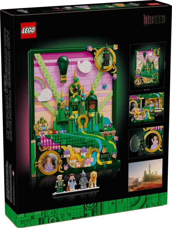 Конструктор LEGO Wicked Смарагдове місто настінний арт Конструктор LEGO Wicked Смарагдове місто настінний арт