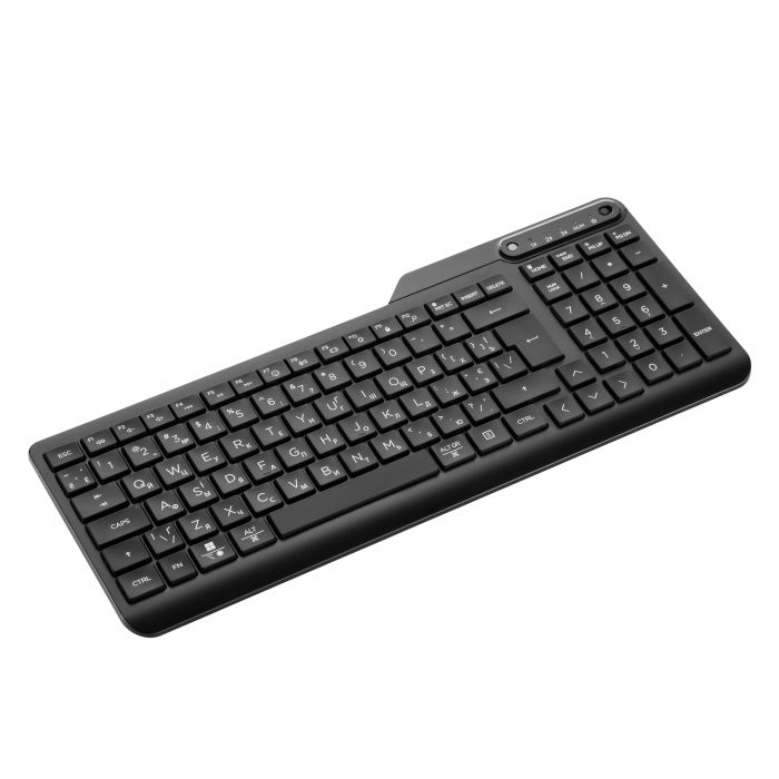 Клавіатура мембранна HP 460 Multi-Device key, BT, EN/UK, чорний