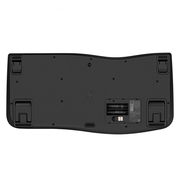 Клавіатура мембранна HP 680 Comfort Dual-Mode 111key, BT, EN/UK, чорний