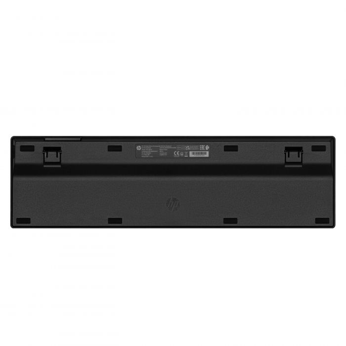 Клавіатура мембранна HP 720 Multi-Device Rechargeable, 109key, WL/BT, EN/UK, чорний