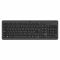 Клавіатура мембранна HP 220, 104key, WL, EN/UK, чорний