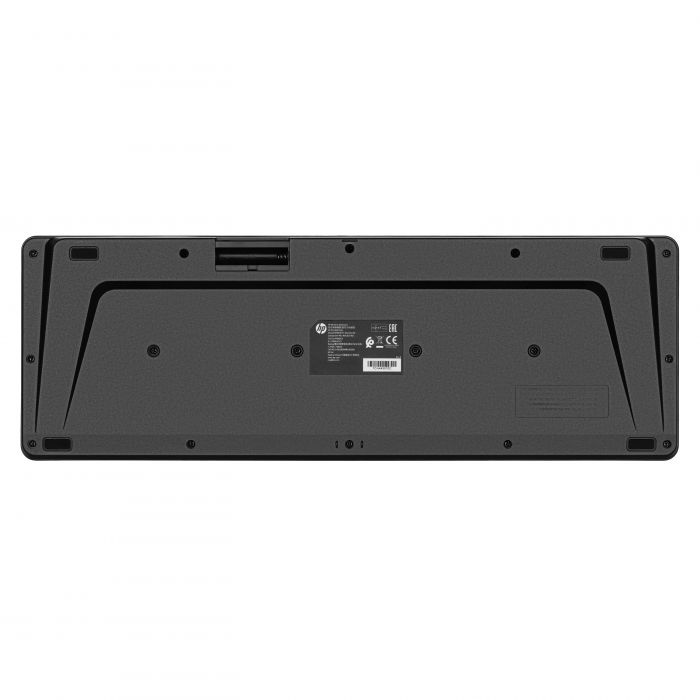 Клавіатура мембранна HP 220, 104key, WL, EN/UK, чорний