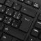 Клавіатура мембранна HP 220, 104key, WL, EN/UK, чорний