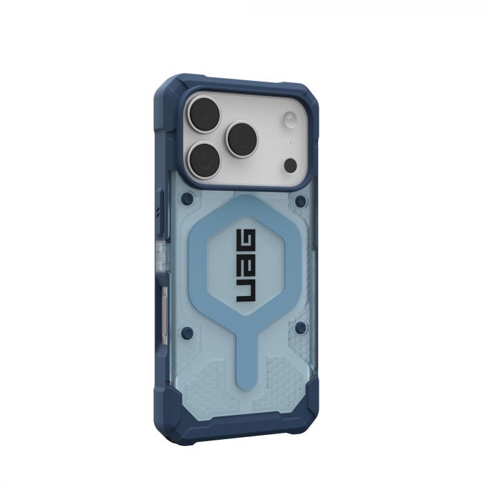 Чохол+ремінець UAG для iPhone 17 Pro, Pathfinder Clear MagSafe Bundle, Blues Lanyard