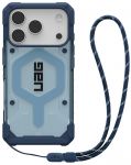Чохол+ремінець UAG для iPhone 17 Pro, Pathfinder Clear MagSafe Bundle, Blues Lanyard