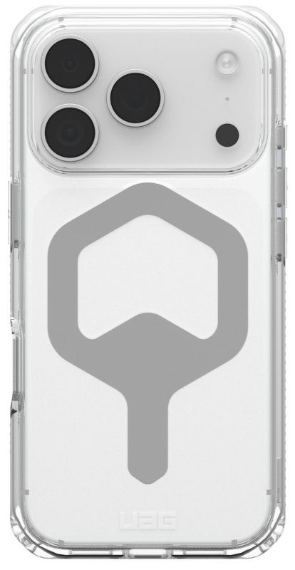 Чохол UAG для iPhone 17 Pro, Plyo MagSafe, Ice/Silver