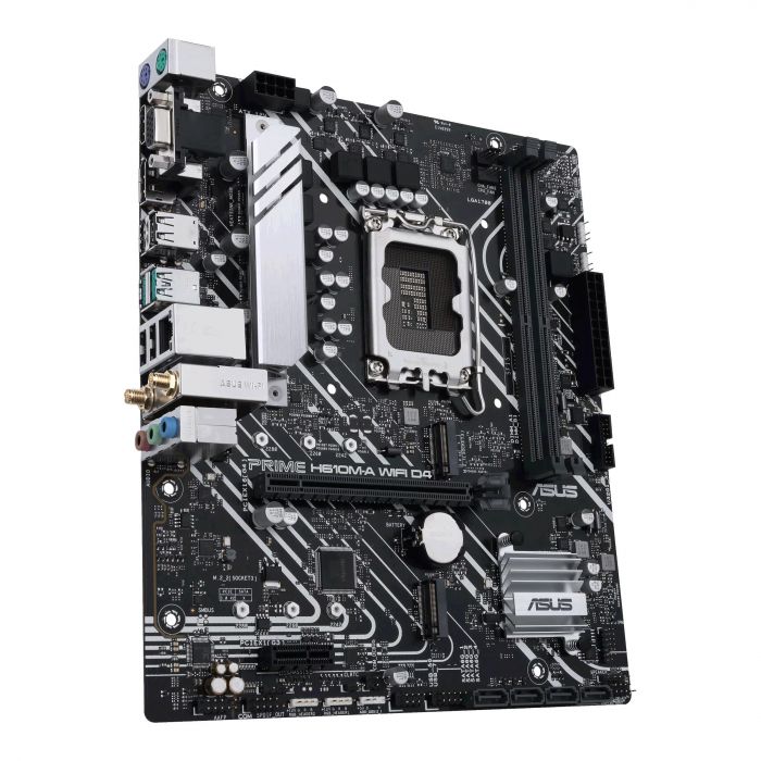 Материнcька плата ASUS PRIME H610M-A WIFI D4 s1700 H610 2xDDR4 M.2 HDMI D-Sub DP Wi-Fi BT mATX
