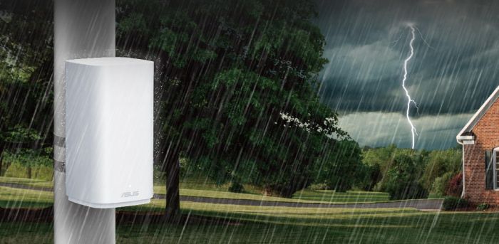 Система WiFi-Mesh ASUS ZenWiFi BD4 Outdoor BE3600, 2x2,5GE WAN/LAN, 1мод, білий