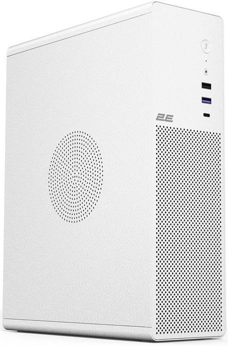 Корпус 2E Credo Slim V90W-400 з БЖ 2E ATX400, 1xUSB3.0, 1х USB 2.0, 1xUSB Type-C, 2x90мм, VGA 390мм, mATX, білий