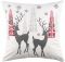 Подушка декор. Ardesto Christmas Deer 45х45см, 100% поліестер, білий
