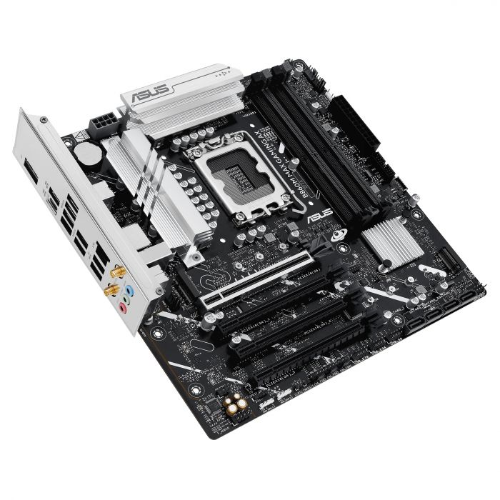 Материнcька плата ASUS B860M MAX GAMING AX s1851 B860 4xDDR5 M.2 DP USB Type-C Wi-Fi BT mATX