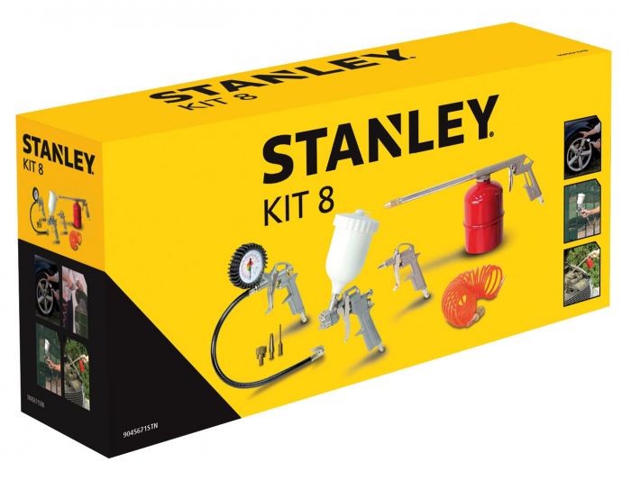 Набір пневмоінструментів Stanley 4од 1.68кг