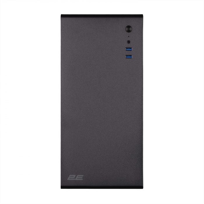 Корпус 2E Credo V200B без БЖ, 2xUSB3.0, 1x80мм, VGA 250мм, mATX, чорний