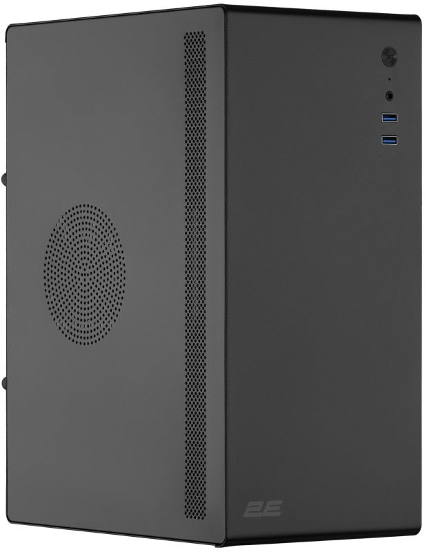 Корпус 2E Credo V200B без БЖ, 2xUSB3.0, 1x80мм, VGA 250мм, mATX, чорний