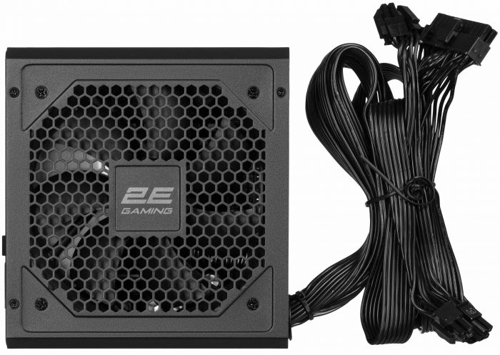 Блок живлення 2E GAMING Solid Power Pro ATX3.1 GEN5.0  (650W), >85%, 80+ Bronze, 120мм, 1xMB 24pin(20+4), 2xCPU 8pin(4+4), 3xMolex, 6xSATA, 4xPCIe 8pin(6+2), 1x12VHPWR, Semi Modular Блок живлення 2E GAMING Solid Power Pro ATX3.1 GEN5.0  (650W), >85%, 80+ Bronze, 120мм, 1xMB 24pin(20+4), 2xCPU 8pin(4+4), 3xMolex, 6xSATA, 4xPCIe 8pin(6+2), 1x12VHPWR, Semi Modular