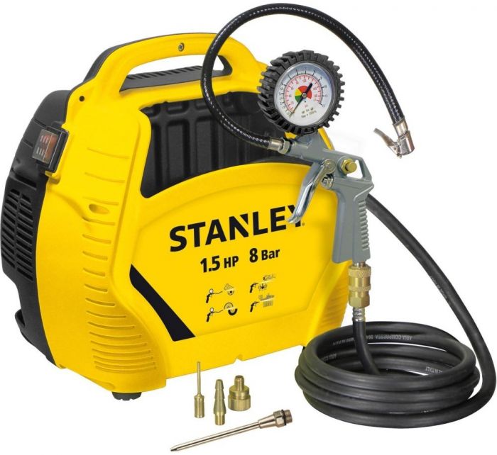 Компресор повітряний Stanley безолійний 1100Вт 180л/хв 8бар 6.1кг