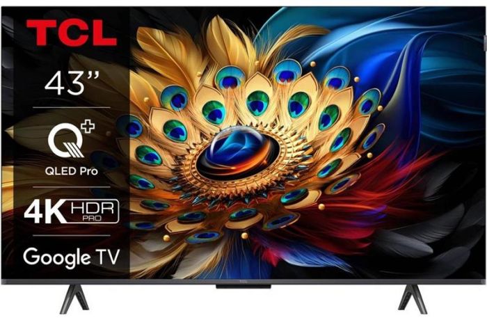 Телевізор 43" TCL QLED 4K 60Hz Smart Google TV Titan