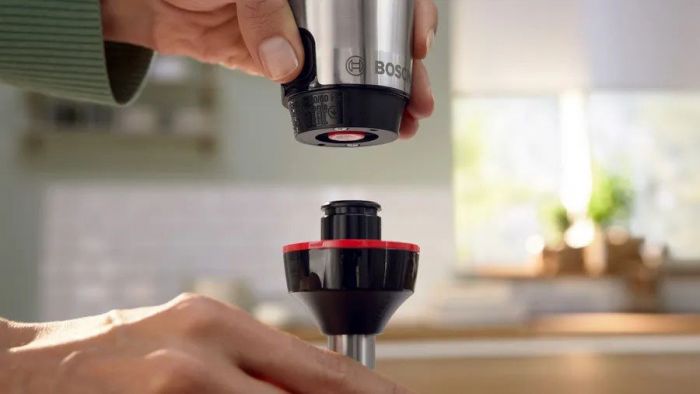 Блендер Bosch заглибний, 1000Вт, подрібнювач, вінчик, чорний