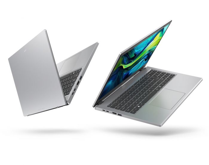 Ноутбук Acer Aspire Go AG15-41P 15.6" FHD IPS, AMD R7-7735HS, 16GB, F1TB, UMA, Lin, сріблястий