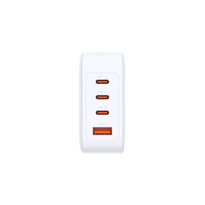 Зарядний пристрій мережевий D-Link DCP-101 100Вт GaN 3хUSB-С, 1xUSB-A, білий