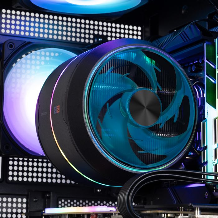 Процесорний кулер Zalman ZET5, ARGB LGA 1851, 1700, 1200, 115x, AM5, AM4,  4pin PWM, 3pin+5VARGB, TDP200W, чорний Процесорний кулер Zalman ZET5, ARGB LGA 1851, 1700, 1200, 115x, AM5, AM4,  4pin PWM, 3pin+5VARGB, TDP200W, чорний