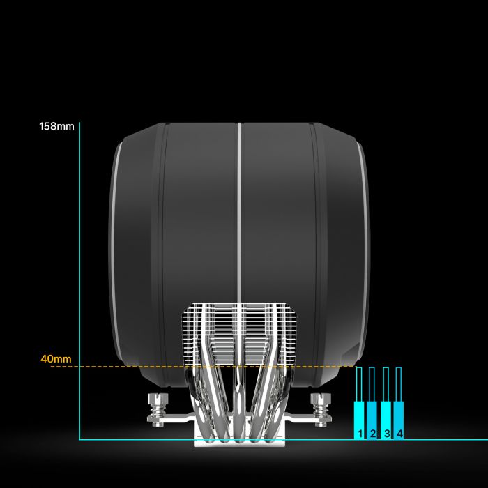 Процесорний кулер Zalman ZET5, ARGB LGA 1851, 1700, 1200, 115x, AM5, AM4,  4pin PWM, 3pin+5VARGB, TDP200W, чорний Процесорний кулер Zalman ZET5, ARGB LGA 1851, 1700, 1200, 115x, AM5, AM4,  4pin PWM, 3pin+5VARGB, TDP200W, чорний