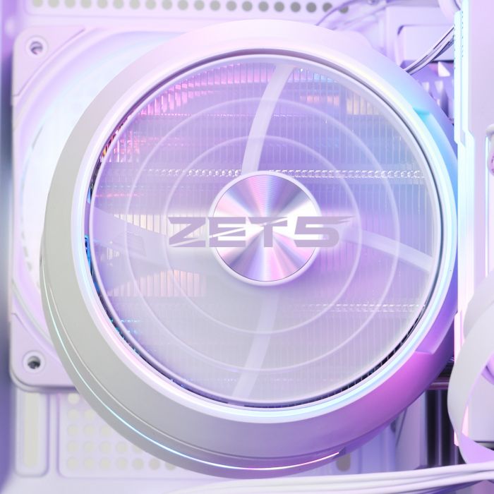 Процесорний кулер Zalman ZET5, ARGB LGA 1851, 1700, 1200, 115x, AM5, AM4,  4pin PWM, 3pin+5VARGB, TDP200W, білий Процесорний кулер Zalman ZET5, ARGB LGA 1851, 1700, 1200, 115x, AM5, AM4,  4pin PWM, 3pin+5VARGB, TDP200W, білий
