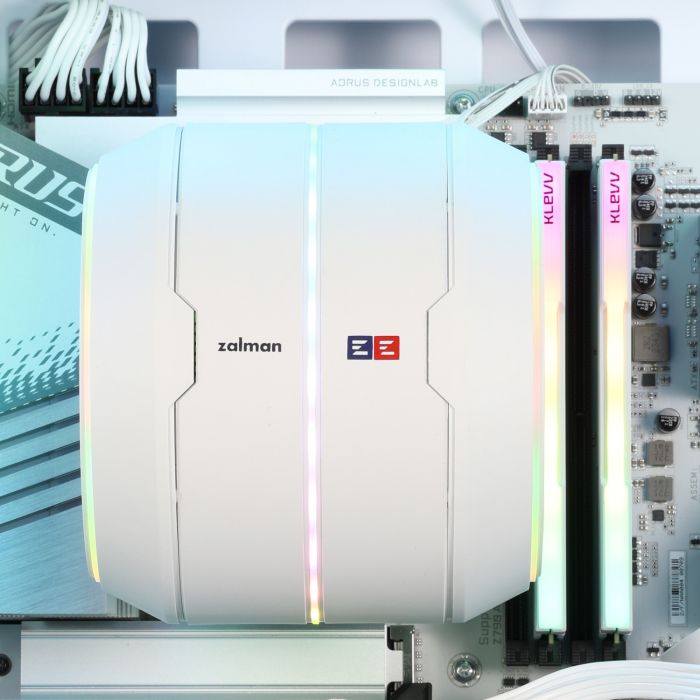 Процесорний кулер Zalman ZET5, ARGB LGA 1851, 1700, 1200, 115x, AM5, AM4,  4pin PWM, 3pin+5VARGB, TDP200W, білий Процесорний кулер Zalman ZET5, ARGB LGA 1851, 1700, 1200, 115x, AM5, AM4,  4pin PWM, 3pin+5VARGB, TDP200W, білий