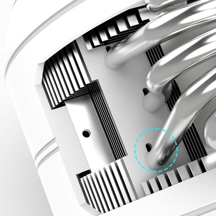 Процесорний кулер Zalman ZET5, ARGB LGA 1851, 1700, 1200, 115x, AM5, AM4,  4pin PWM, 3pin+5VARGB, TDP200W, білий Процесорний кулер Zalman ZET5, ARGB LGA 1851, 1700, 1200, 115x, AM5, AM4,  4pin PWM, 3pin+5VARGB, TDP200W, білий