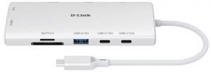 USB-С Хаб D-Link DUP-A01 10in1  2xHDMI, 1xGE, 2xUSB-C, 1xUSB-A 3.1, 1xUSB-A 3.0, 1xSD, 1xmicroSD, 1xUSB-C PD USB-С Хаб D-Link DUP-A01 10in1  2xHDMI, 1xGE, 2xUSB-C, 1xUSB-A 3.1, 1xUSB-A 3.0, 1xSD, 1xmicroSD, 1xUSB-C PD