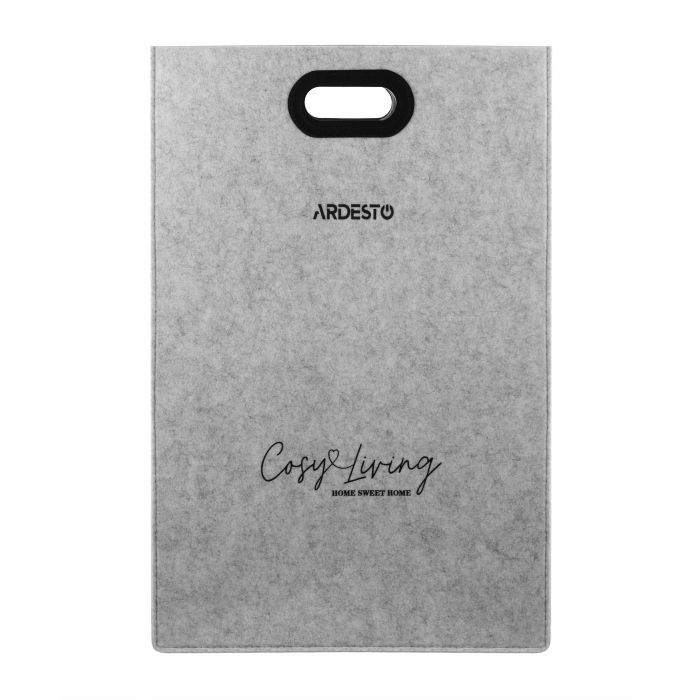 Кошик Ardesto Prestigio 40х30х60см, фетр, сірий Кошик Ardesto Prestigio 40х30х60см, фетр, сірий