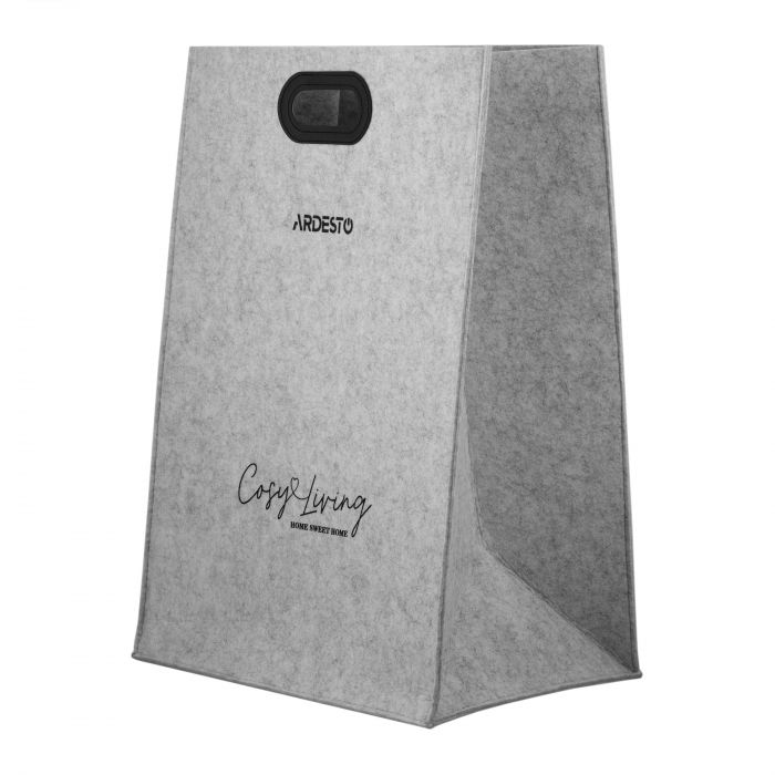 Кошик Ardesto Prestigio 40х30х60см, фетр, сірий Кошик Ardesto Prestigio 40х30х60см, фетр, сірий