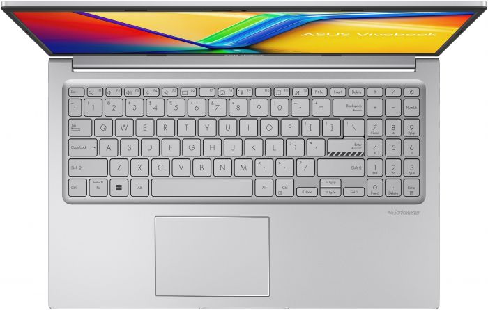 Ноутбук ASUS Vivobook 15 X1504VA-BQ2684 15.6" FHD IPS, Intel i3-1315U, 16GB, F512GB, UMA, NoOS, Сріблястий